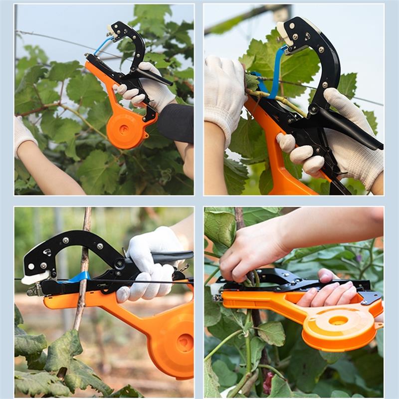 Garden Tool Plant Tying Tapetool Branch Binding Machine Hand Tying Machine Tapes Vegetable Stem Strapping Pruning Tool Tapener