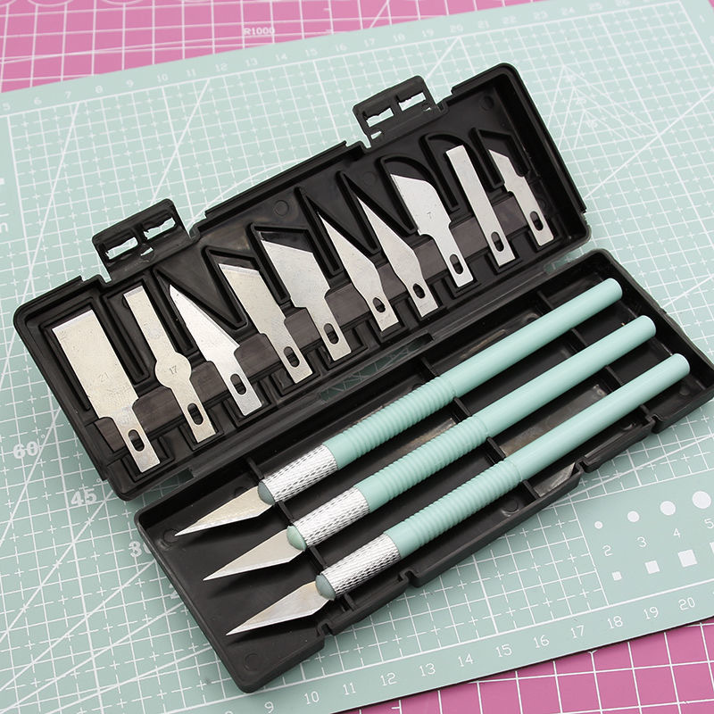 13pcs Precision Hobby Craft Knife Set Engraving Carving Knife Knife Kit for  Craftsman DIY Paper Art Work Sculpture Model Grave - AliExpress