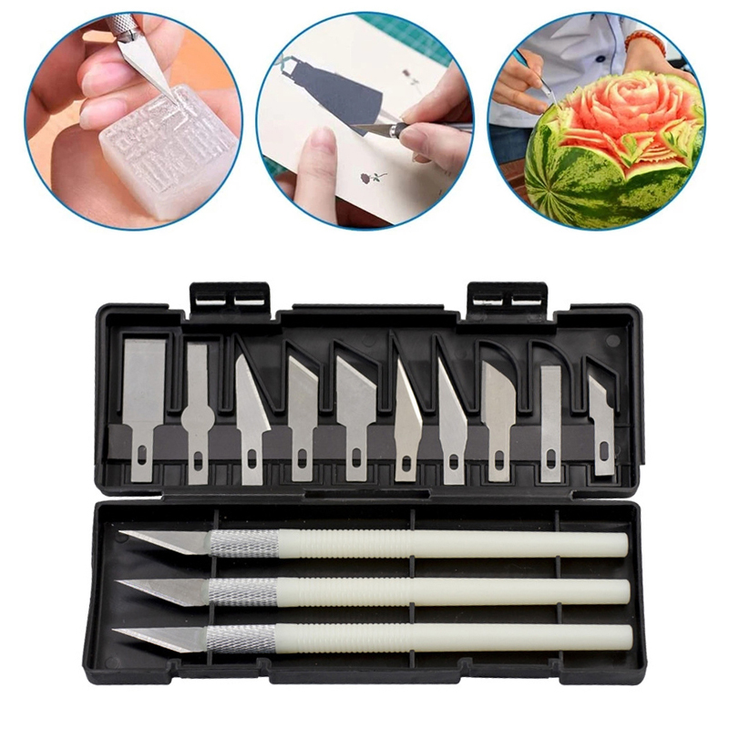 Stickers Cutting Blade Set, 13pcs Art Carving Cutter