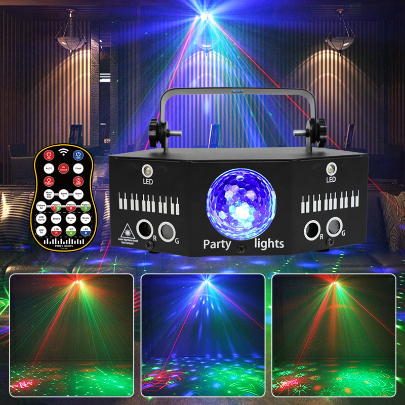 Tanio 9 oko laserowe stroboskopowe światło sceniczne DJ wiązka KTV sklep