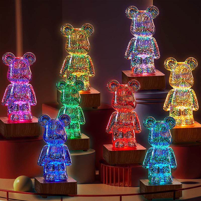 GlowBear™ 3D bjørnelampe - Miila