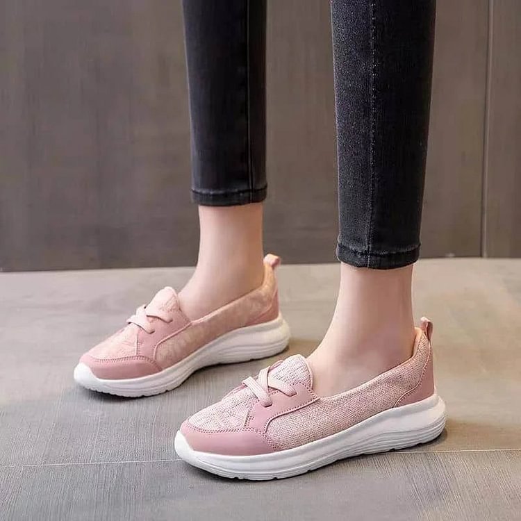 Chaussures Orthopédiques Femme En Maille - Sans Lacets, Antidérapantes, Légères Et Confortables Pour La Marche