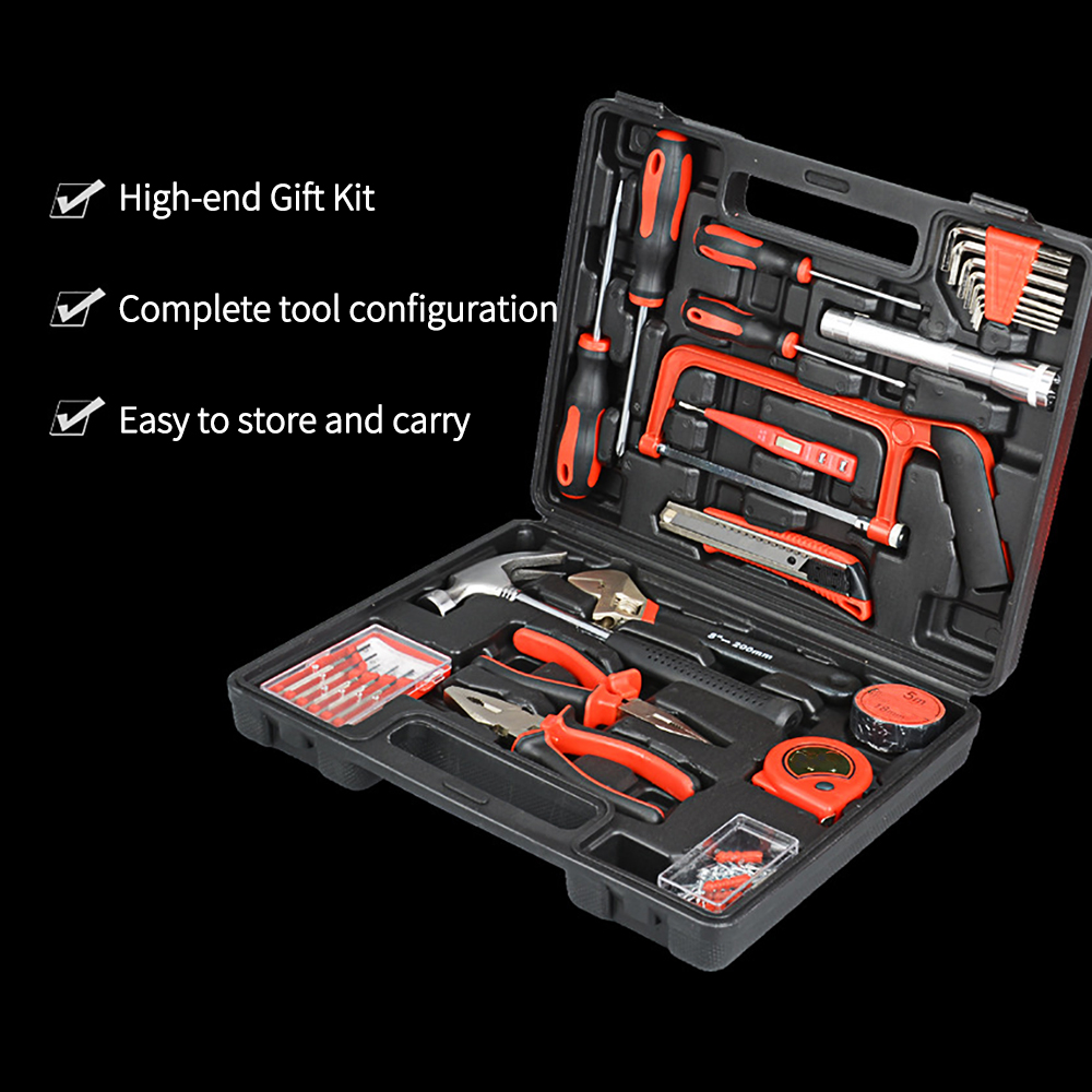 32pcs Hardware Tool Kit General Household Hand Combination Set Toolbox  Carbon Steel Home Auto Repair Tools DIY With Tool Box AliExpress