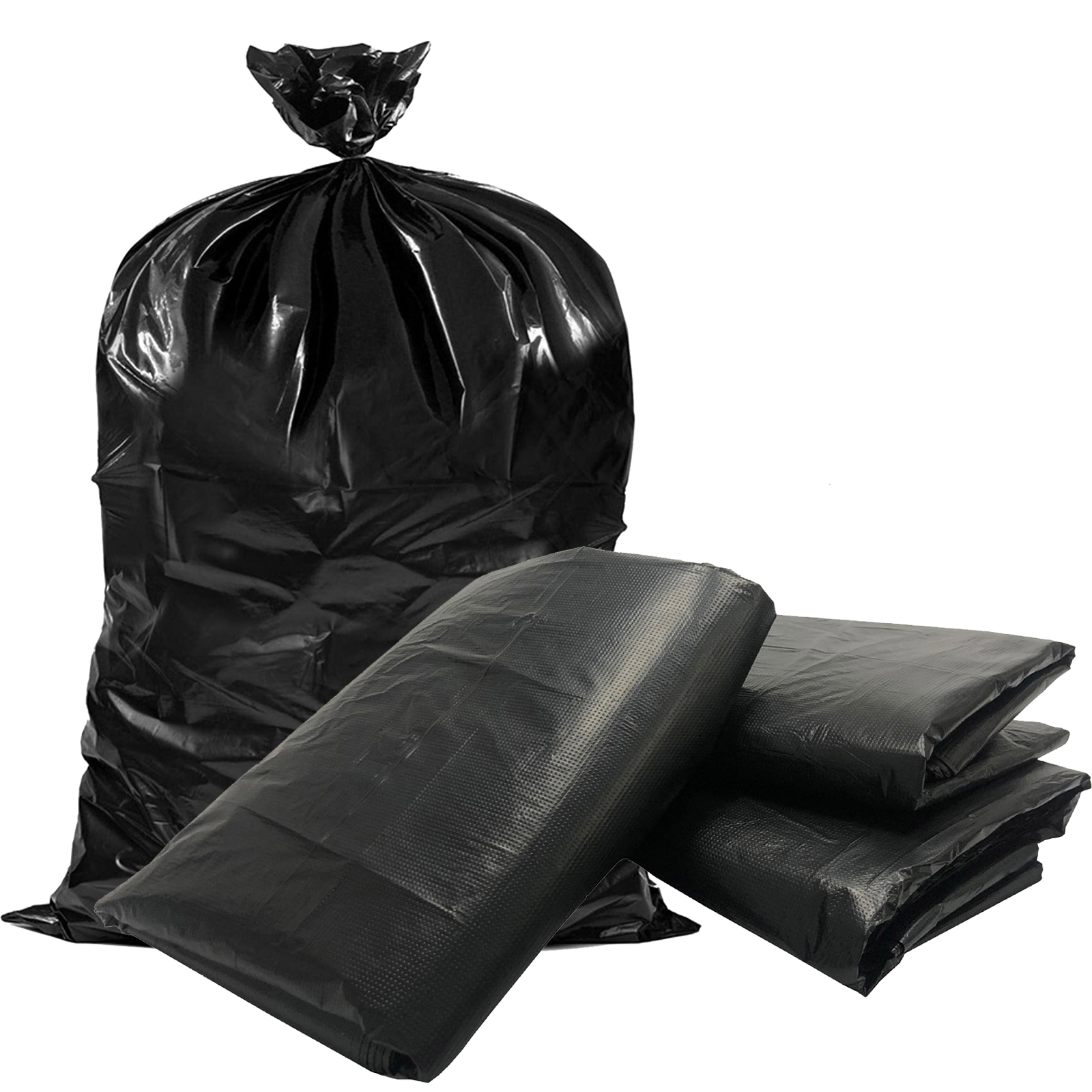 50 Pcs Big Capacity Trash Bag Heavy Duty Thickened Extra Large Commercial  Waste Trash Garbage Bag Black Hotel Market Trash Bags - AliExpress